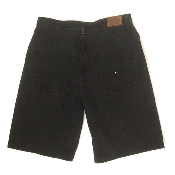 tommy hilfiger black shorts